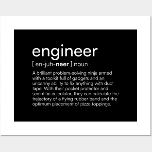 Engineer definition Posters and Art